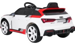 Elektromobilis Audi RS6 Avant GT balts