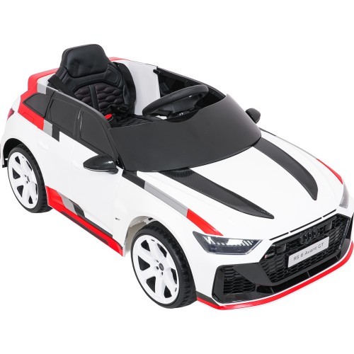 Elektromobilis Audi RS6 Avant GT balts
