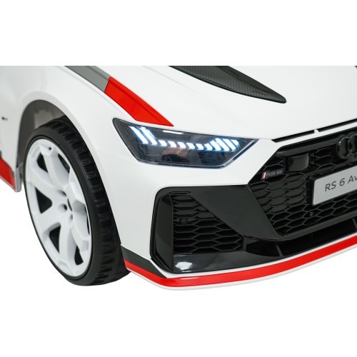 Elektromobilis Audi RS6 Avant GT balts