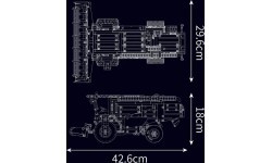 Combine Harvester Building Blocks Set 1347pcs.