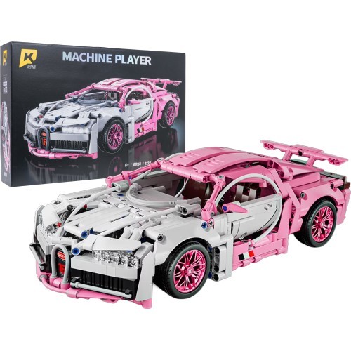 Sports Car Building Blocks Set Pink 1132pcs.