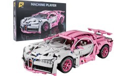 Konstruktors sporta automašīna rozā 1132 detaļas