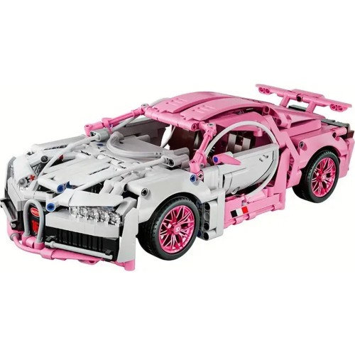 Sports Car Building Blocks Set Pink 1132pcs.