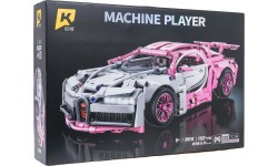 Konstruktors sporta automašīna rozā 1132 detaļas