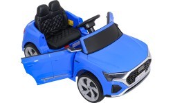 Elektromobilis Audi SQ8, zils