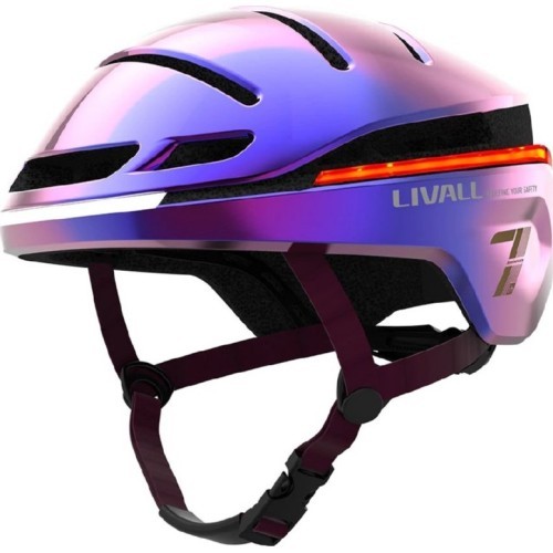 Livall EVO21 Smart Helmet, size M, purple