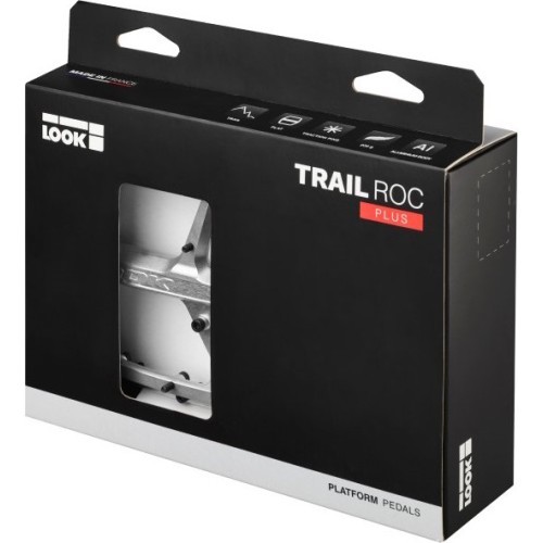 Pedāļi Look Trail Roc Plus, sudraba