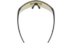 Uvex pace stage CV glasses, black matt / buzzy blue