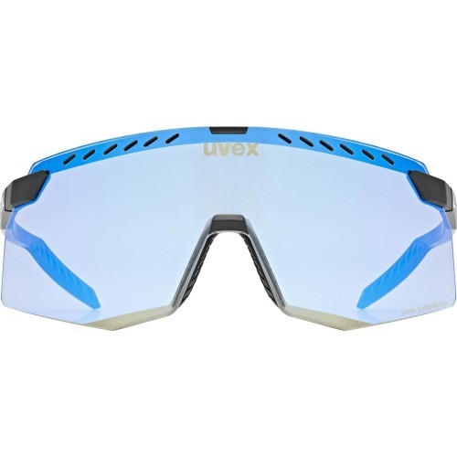 Очки Uvex pace stage CV, black matt / buzzy blue