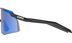 Uvex pace stage CV glasses, black matt / buzzy blue