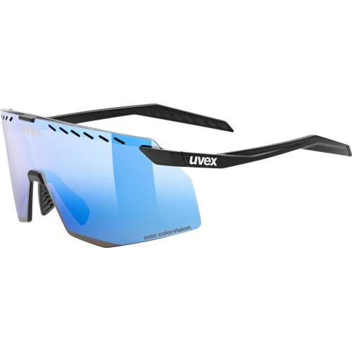 Brilles Uvex pace stage CV, black matt / buzzy blue
