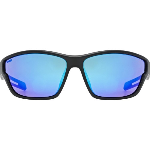 Brilles Uvex sportstyle 806 black matt / mirror blue