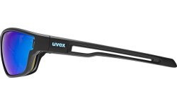 Brilles Uvex sportstyle 806 black matt / mirror blue