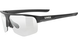 Brilles Uvex axos set black matt / mirror silver