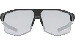 Uvex axos set glasses, black matt / mirror silver