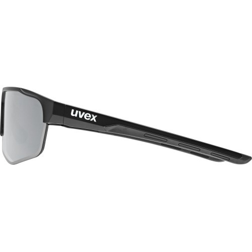 Brilles Uvex axos set black matt / mirror silver