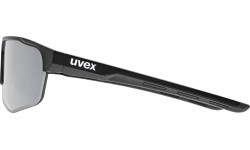 Brilles Uvex axos set black matt / mirror silver