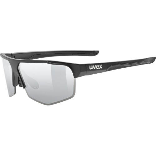 Uvex axos set glasses, black matt / mirror silver