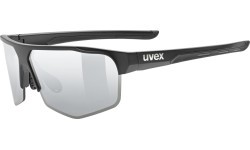 Очки Uvex axos set black matt / mirror silver