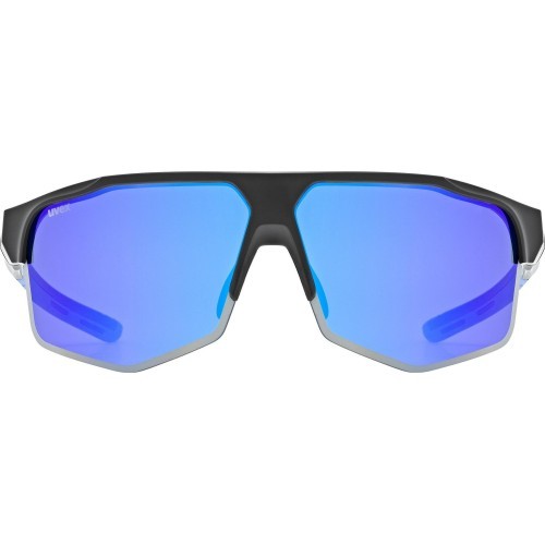 Очки Uvex axos set black mat / mirror blue