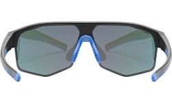 Очки Uvex axos set black mat / mirror blue