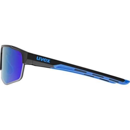 Brilles Uvex axos set black mat / mirror blue