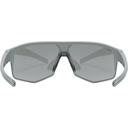 Uvex Axos Set glasses grey matt / mirror silver