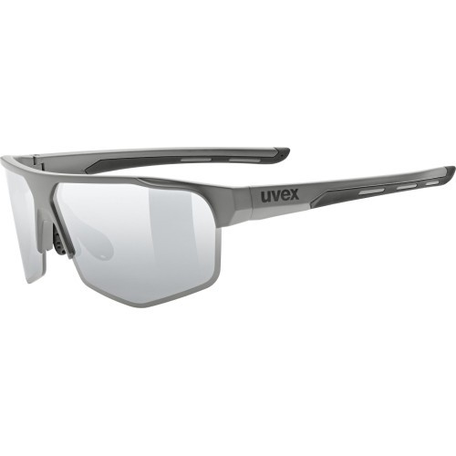 Uvex Axos Set glasses grey matt / mirror silver