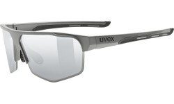 Brilles Uvex axos set grey matt / mirror silver