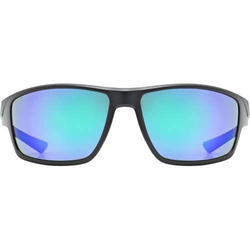 Uvex Sportstyle 230 Glasses black mat / mirror green