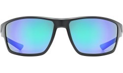 Brilles Uvex Sportstyle 230 black mat / mirror green