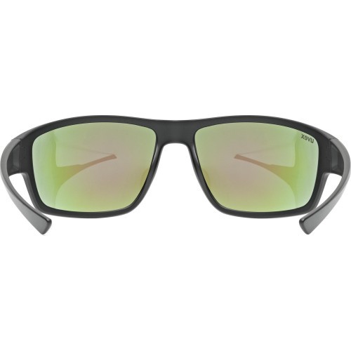 Очки Uvex Sportstyle 230 black mat / mirror green