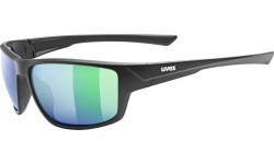 Uvex Sportstyle 230 Glasses black mat / mirror green