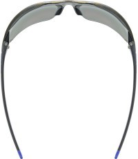Uvex Equate Glasses Black-Blue Matt / Mirror Blue