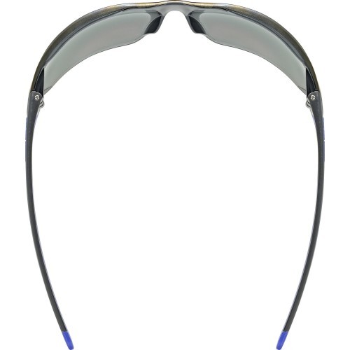 Brilles Uvex Equate black-blue matt / mirror blue