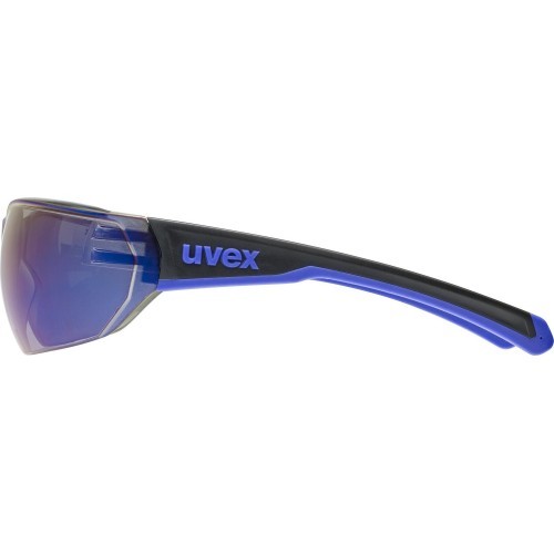 Uvex Equate Glasses Black-Blue Matt / Mirror Blue