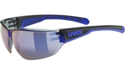 Brilles Uvex Equate black-blue matt / mirror blue