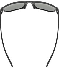 Uvex Rookie sunglasses black matt / mirror silver