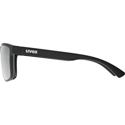 Uvex Rookie sunglasses black matt / mirror silver