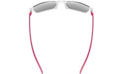 Uvex Rookie glasses, clear-pink / mirror pink