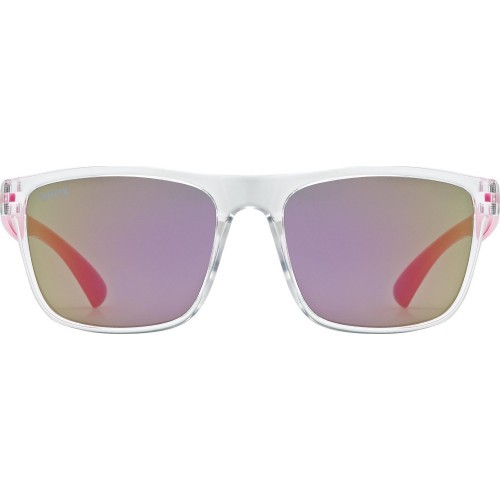 Brilles Uvex Rookie, clear-pink / mirror pink