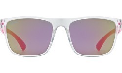 Uvex Rookie glasses, clear-pink / mirror pink