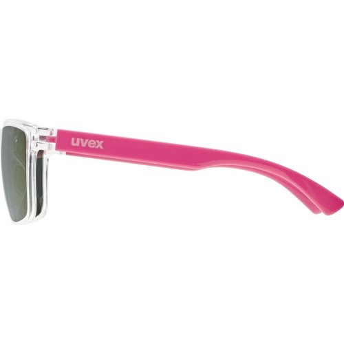 Uvex Rookie glasses, clear-pink / mirror pink