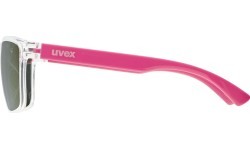 Brilles Uvex Rookie, clear-pink / mirror pink