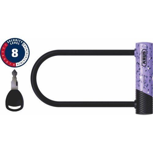 Slēdzene Abus Ultra 410K/170HB230 purple SH