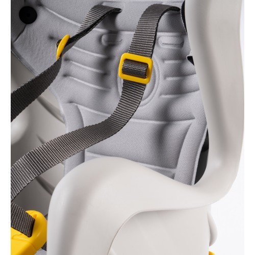Bellelli Mr Fox B-fix frame-mounted child bike seat silk grey