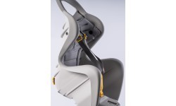 Bellelli Mr Fox B-fix frame-mounted child bike seat silk grey