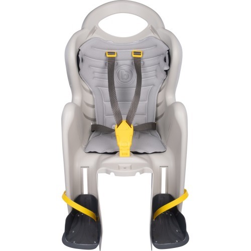 Bellelli Mr Fox B-fix frame-mounted child bike seat silk grey