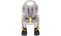 Bērnu velosēdeklītis Bellelli Mr Fox B-fix pie rāmja silk grey