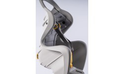 Bērnu velosēdeklītis Bellelli Mr Fox B-fix Relax pie rāmja, silk grey